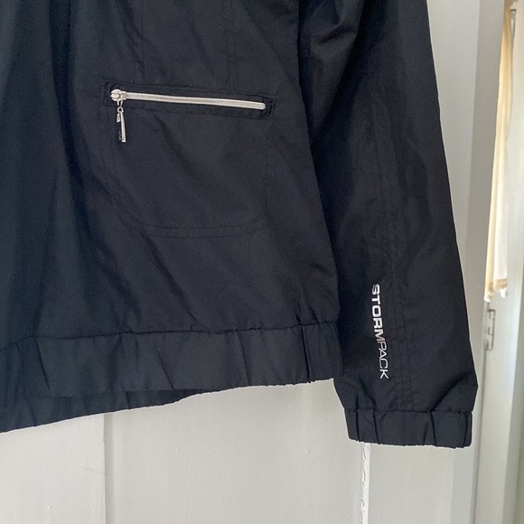 Stormpack Women’s Wind and Water Resistant Black 1/4 Zip Storm Jacket Size Small - Picture 3 of 6
